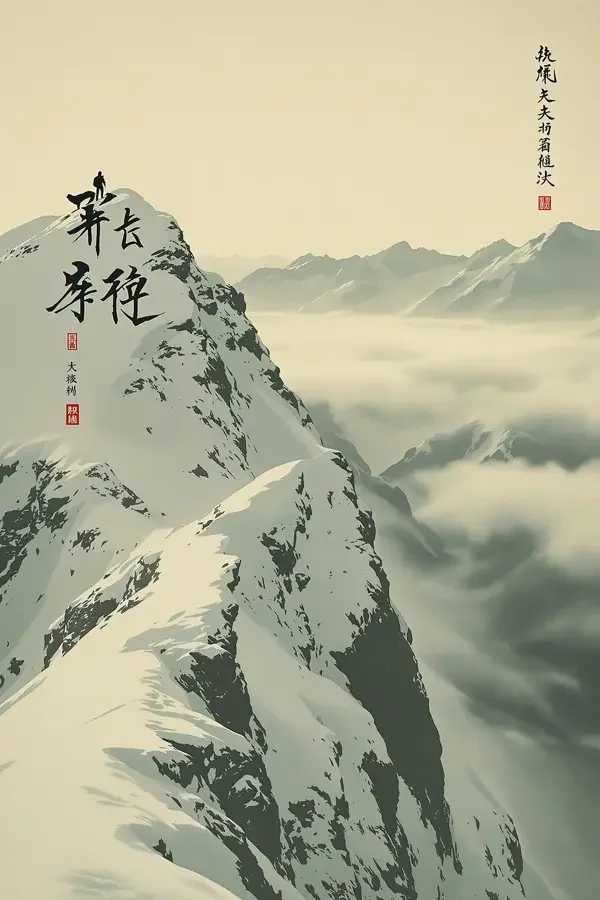 雪线之上 海报 - 冒险 剧情 户外 雪线之上 电影海报 冒险 剧情 户外